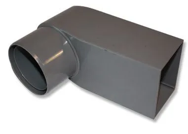 Stadsuitloop PVC verlengd 60x80mm