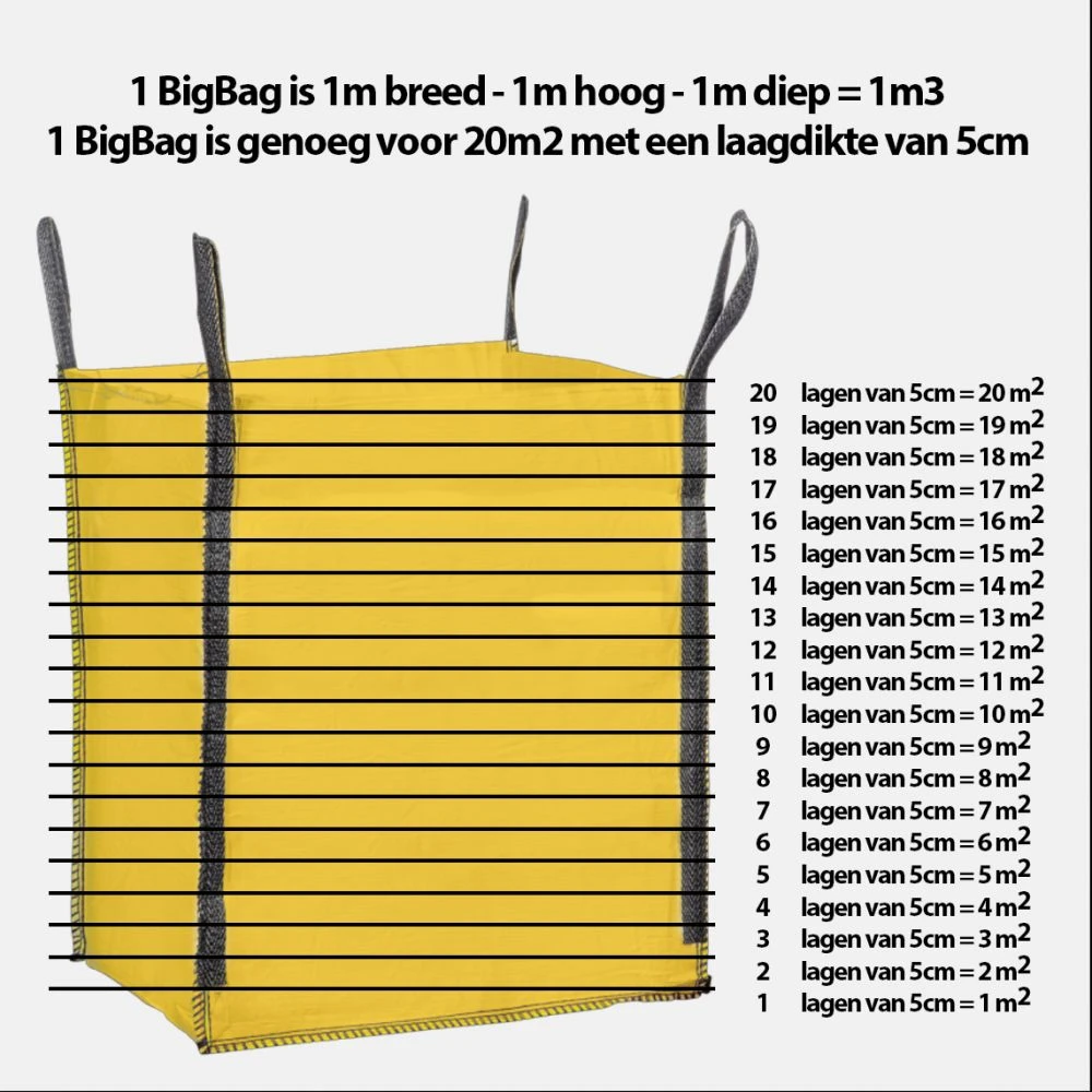BigBag 1000 kg Gravier d'Or/Jaumont 0-8 mm - Afbeelding 3