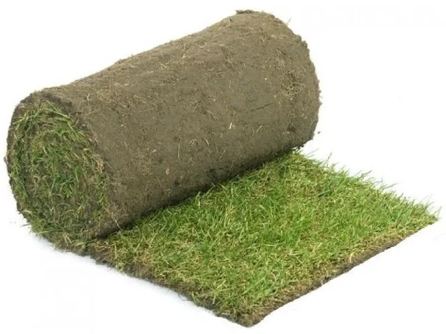 rol met graszoden