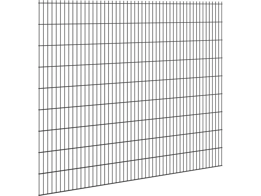 Metalen scherm dubbelstaaf 250x183cm