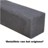 Linia Excellence 12x12x60 cm Nero met facet - Thumbnail Image 2