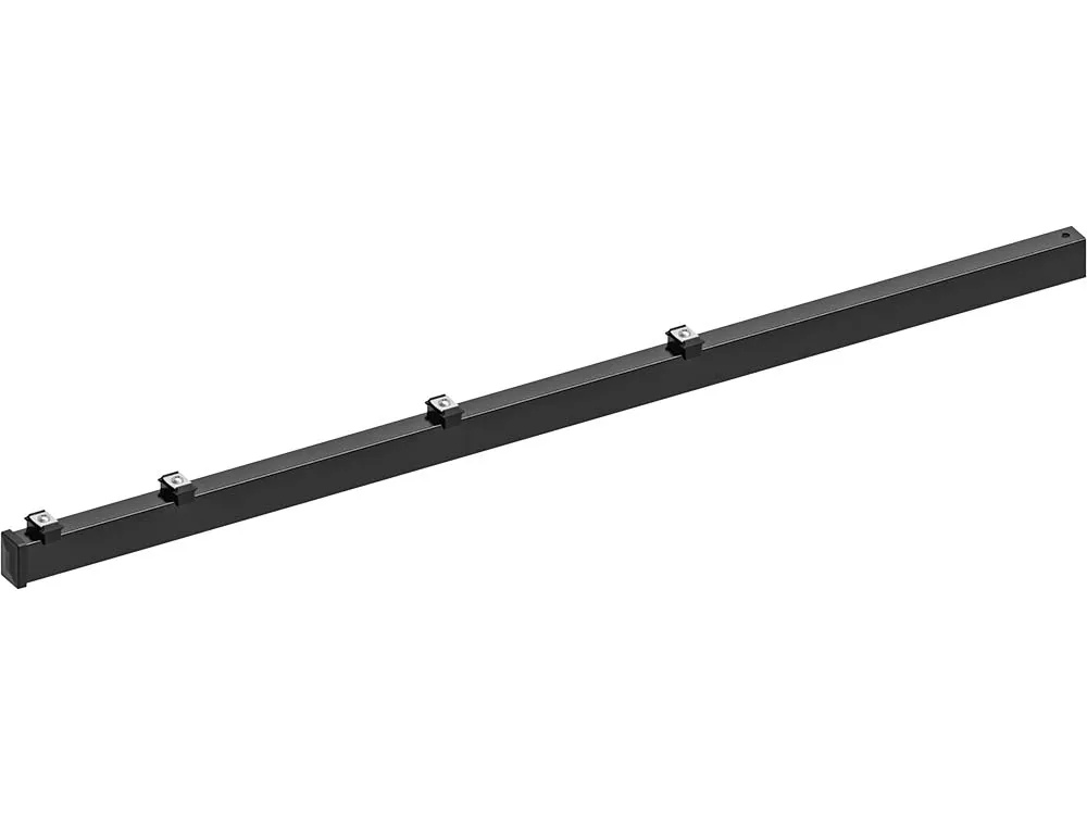 Metalen paal zwart 4x160cm