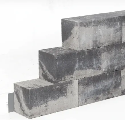 Stapelstenen muur 60x15cm