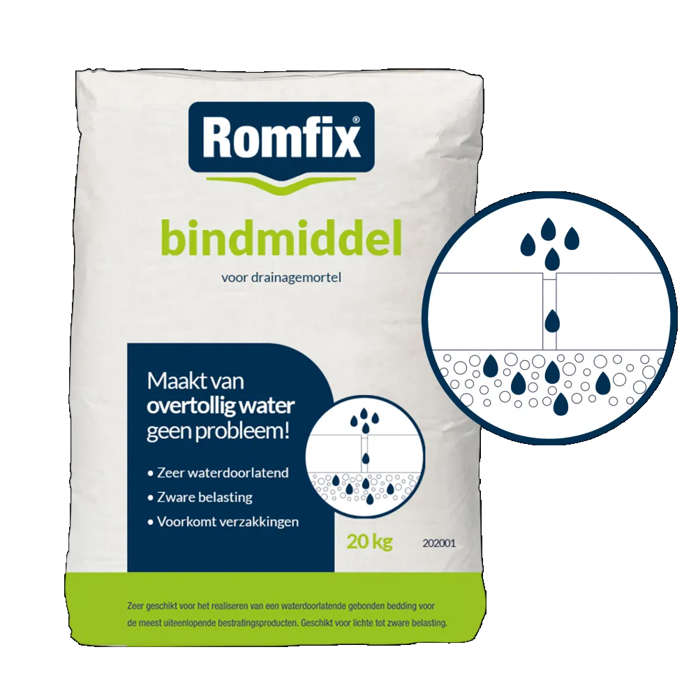 zak met bindmiddel