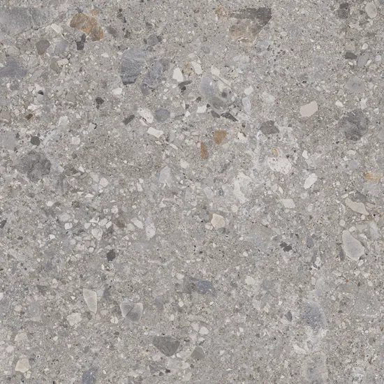 Terrazzo tegel grijs