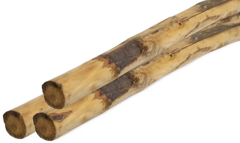 Schapenhek en kastanje hout