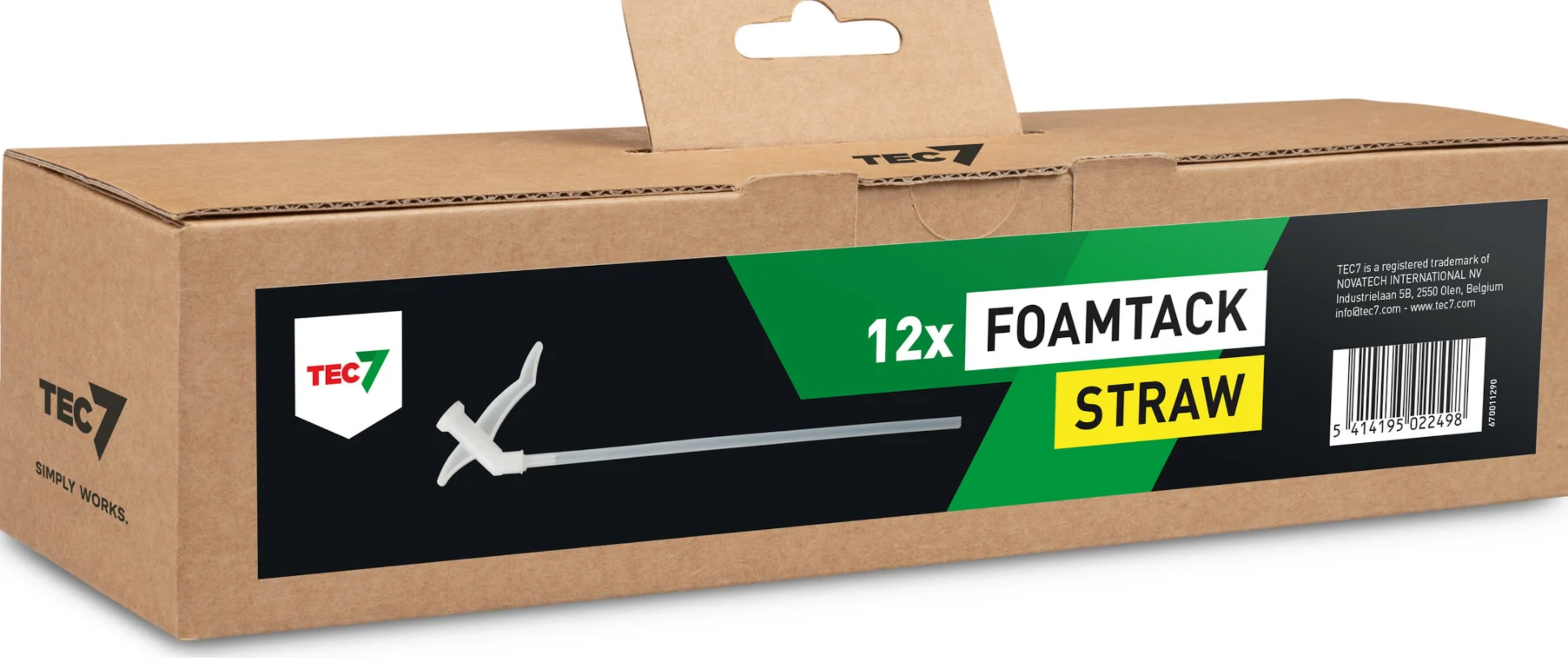 FoamTack straw - 12st - Afbeelding 2