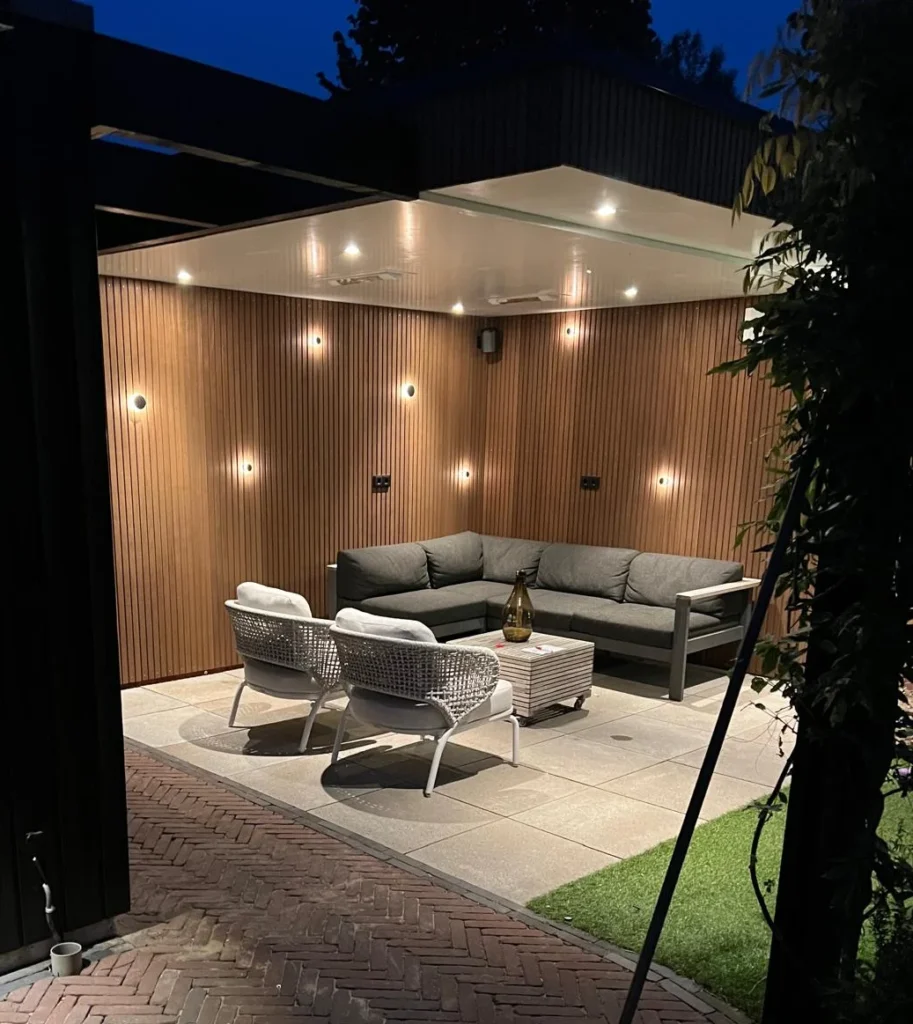 Verlichting Japandi tuin