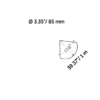 Mini Sway Light Head Pearl Grey - Thumbnail Image 5